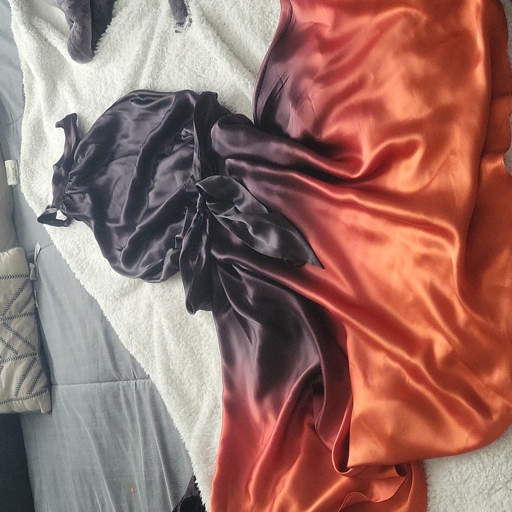 Silk wrap dress